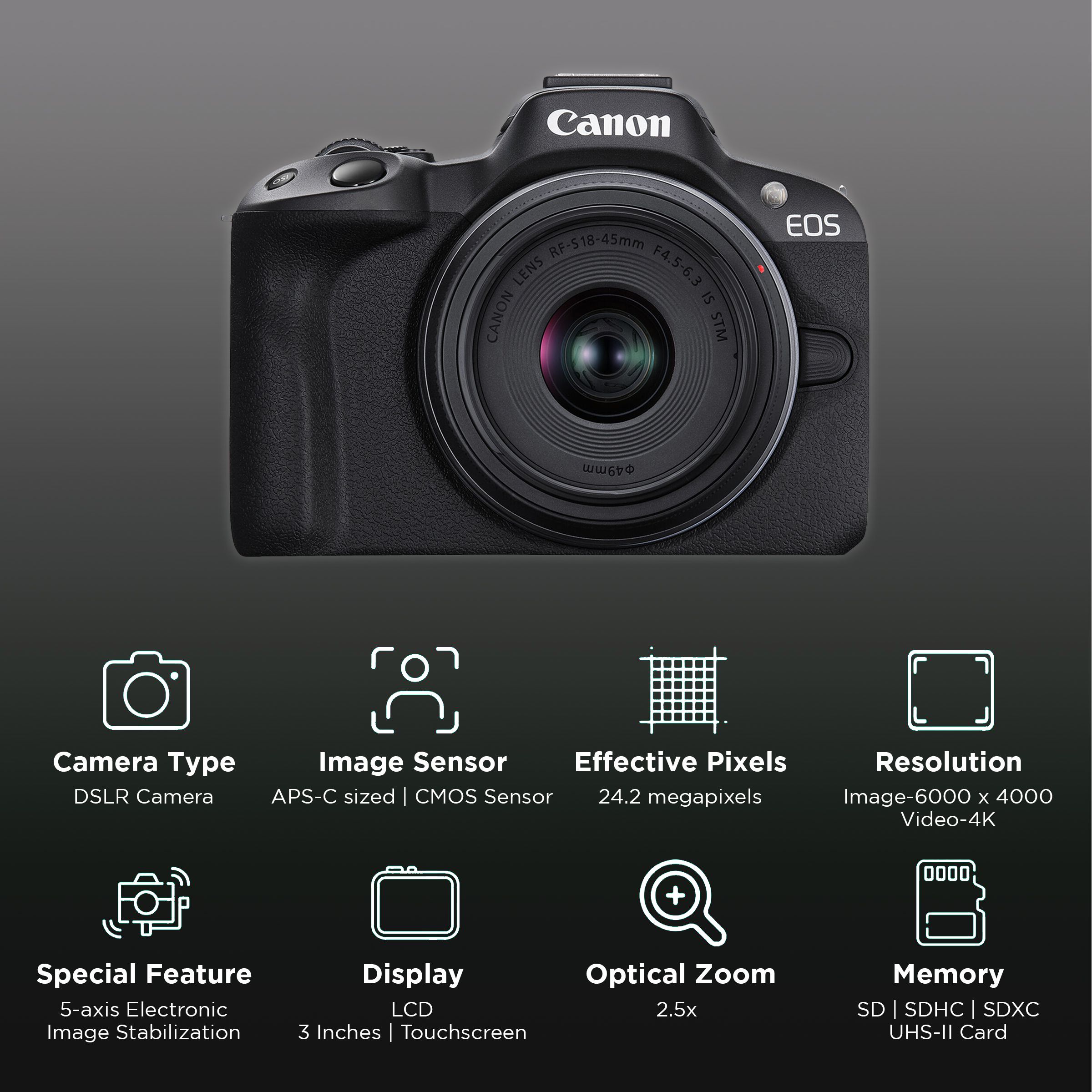 Lens Canon Apsc Mirrorless Camera Canon EOS M100 Mirrorless Camera